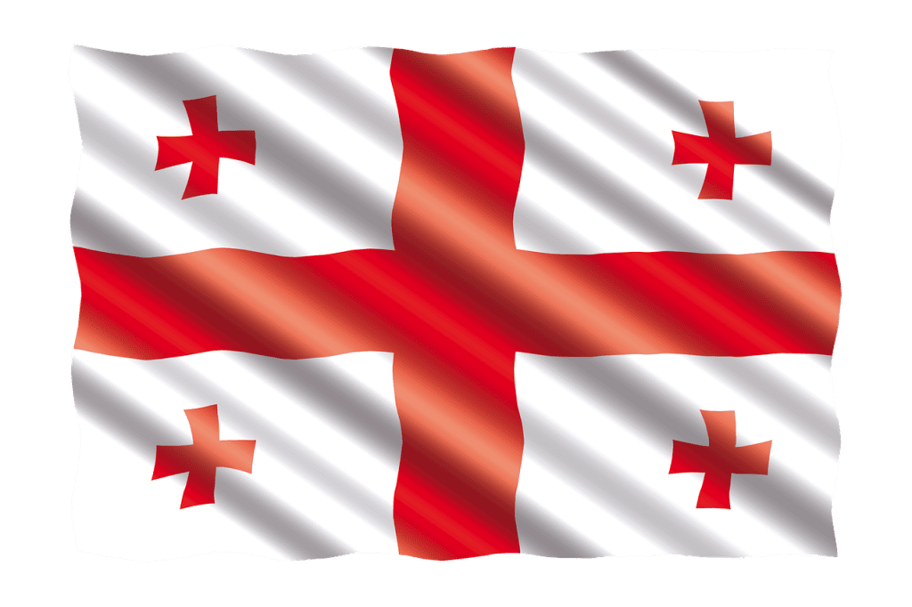 דגל גאורגיה דגל 5 הצלבים